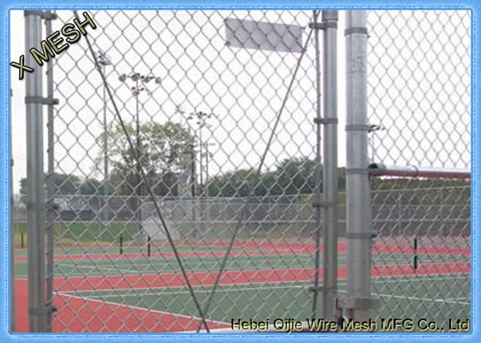 Barrière galvanisée de chaîne-lien utilisée pour la barrière de sport