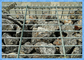 Paniers de Gabion soudés par zinc, cages remplies de pierre carrée / trou rectangulaire